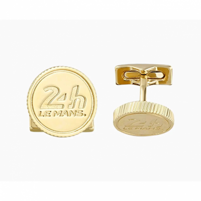 S.T. Dupont Le Mans golden cufflinks