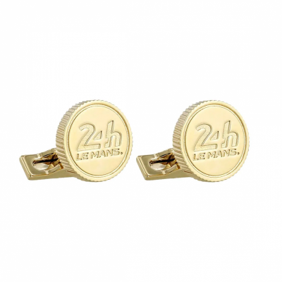 S.T. Dupont Le Mans golden cufflinks