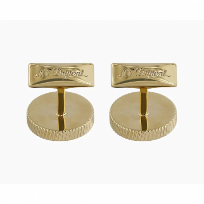 S.T. Dupont Le Mans golden cufflinks