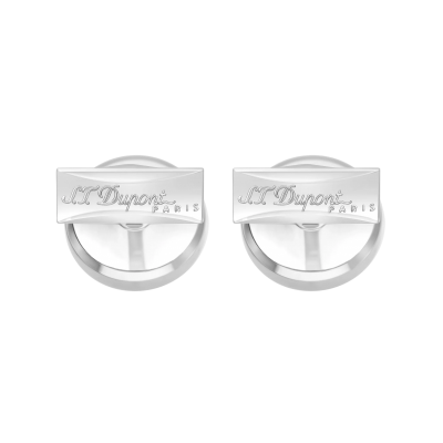 S.T. Dupont Iconic silver cufflinks
