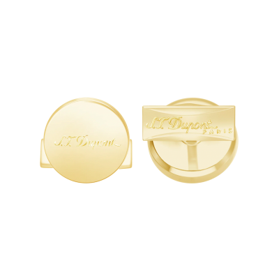 S.T. Dupont Iconic golden cufflinks