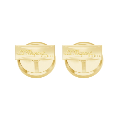 S.T. Dupont Iconic golden cufflinks