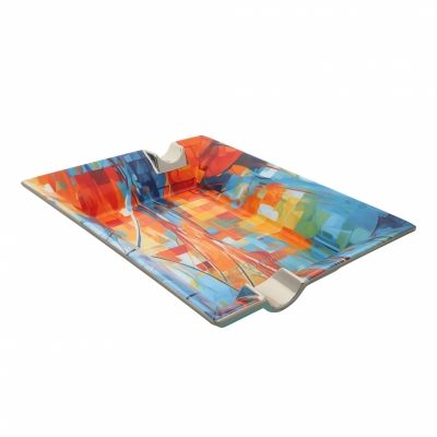 S.T. Dupont Ashtray Porcelain Graff'ty multicolor