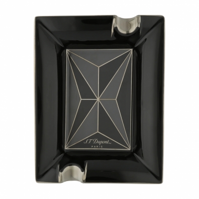 S.T. Dupont Ashtray Porcelain Fire X black