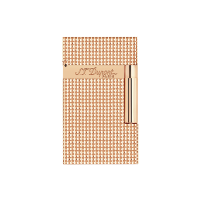 S.T. Dupont Ligne 2 diamond head rose gold lighter zapalniczka