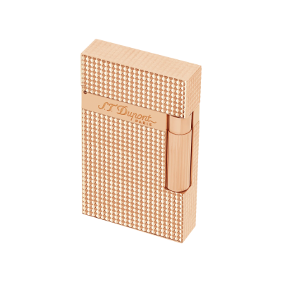 S.T. Dupont Ligne 2 diamond head rose gold lighter zapalniczka