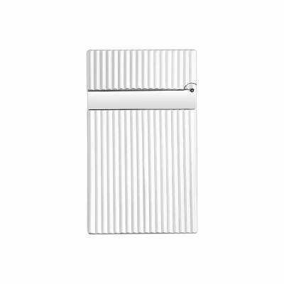 S.T. Dupont Ligne 2 guilloche lighter silver
