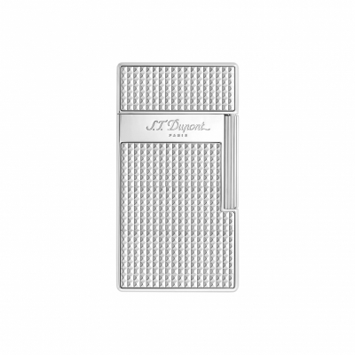 S.T. Dupont Biggy Diamond head Lighter Silver