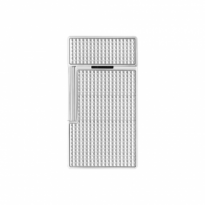 S.T. Dupont Biggy Diamond head Lighter Silver
