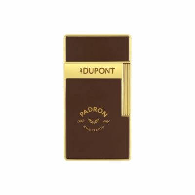 S.T. Dupont Biggy Lacquered Lighter  Padron  Brown