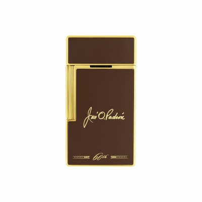S.T. Dupont Biggy Lacquered Lighter  Padron  Brown