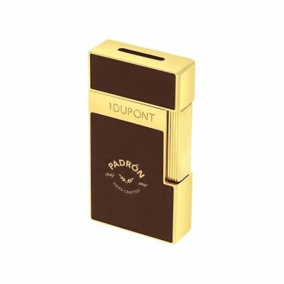 S.T. Dupont Biggy Lacquered Lighter  Padron  Brown