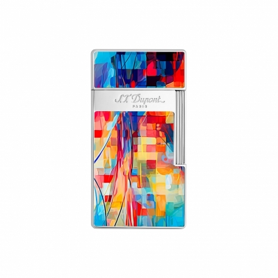 S.T. Dupont  Biggy Lacquered lighter  Graff'ty  Multicolor REF: 025024 