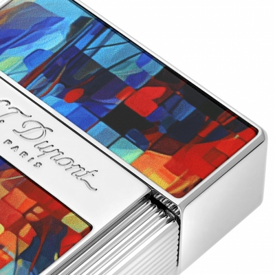 S.T. Dupont  Biggy Lacquered lighter  Graff'ty  Multicolor REF: 025024 