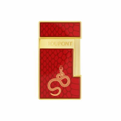S.T. Dupont Slimmy Lacquered lighter  Red