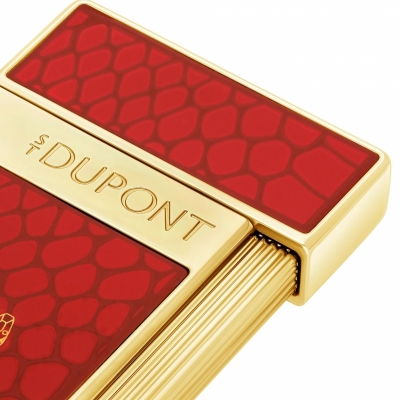 S.T. Dupont Slimmy Lacquered lighter  Red