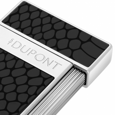 S.T. Dupont Slimmy Lacquered lighter Black Snake