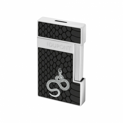 S.T. Dupont Slimmy Lacquered lighter Black Snake