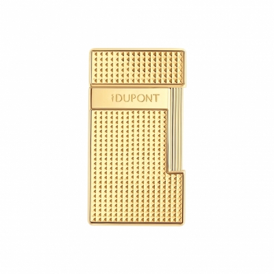 S.T. Dupont Slimmy Diamond Head Lighter golden