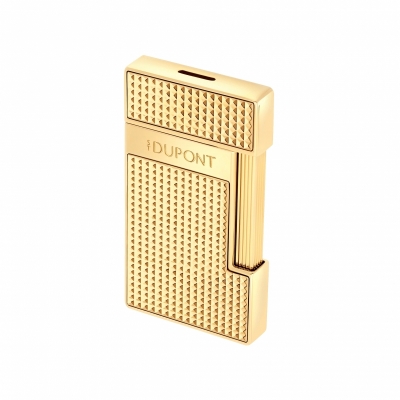 S.T. Dupont Slimmy Diamond Head Lighter golden