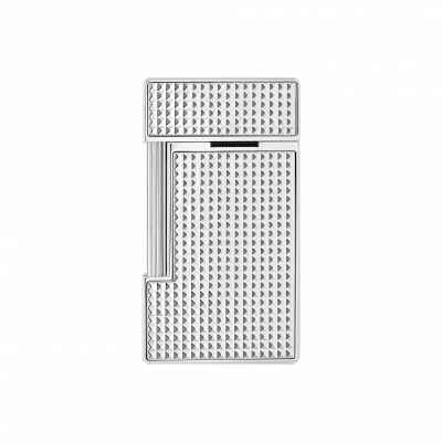 S.T. Dupont Slimmy Diamond Head Lighter silver 