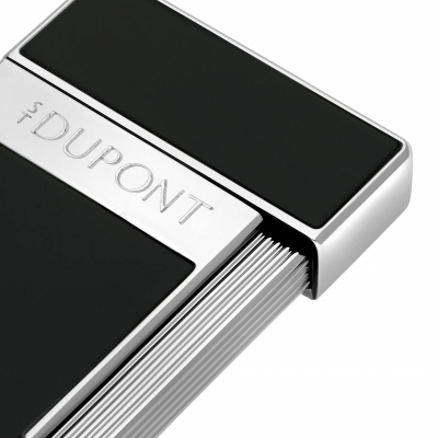 S.T. Dupont Slimmy Chrome Shiny Black Lacquer