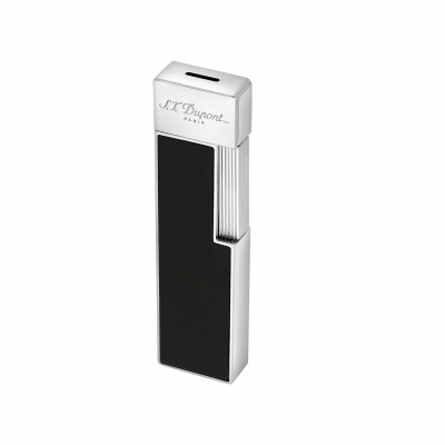 S.T. Dupont Twiggy Chrome Indigo Black