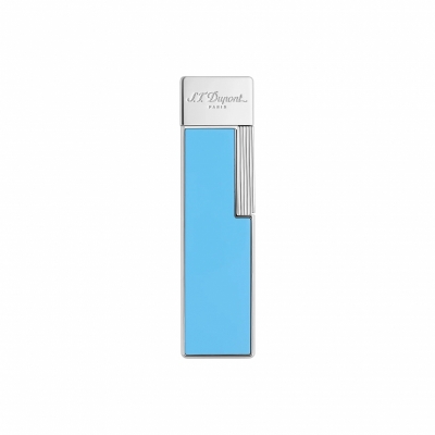 S.T. Dupont Twiggy Lacquered lighter Turquoise Blue