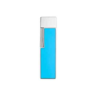 S.T. Dupont Twiggy Lacquered lighter Turquoise Blue