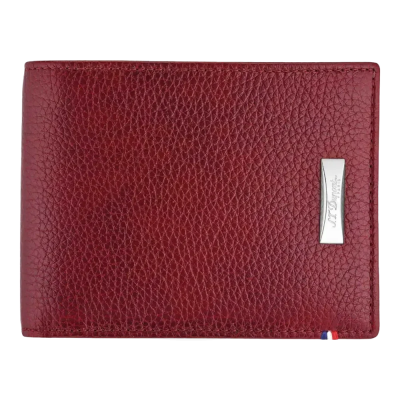 Line D Soft Billfold 6 Credit Cards Deep Red