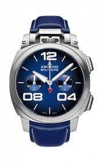 Anonimo Militare Chrono blue dial