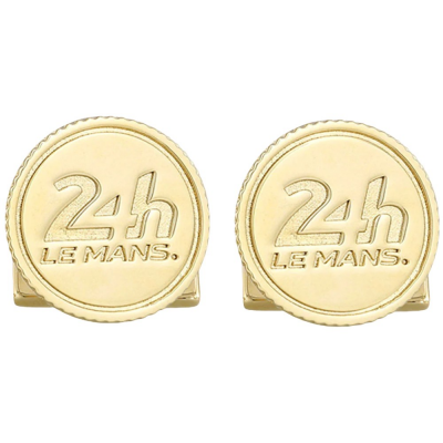 S.T. Dupont Le Mans golden cufflinks