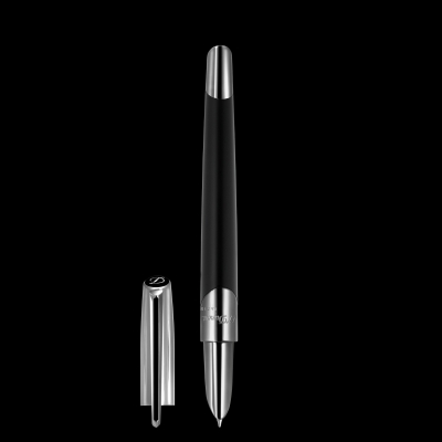 S.T Dupont Defin Millennium Black & Gun metal Fountain Pen