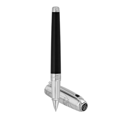 S.T. Dupont Line D Rollerball Premium Black Vitruvian Man