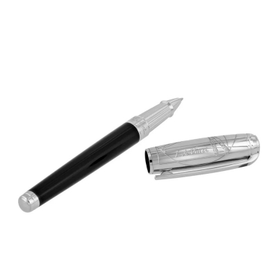 S.T. Dupont Line D Rollerball Premium Black Vitruvian Man