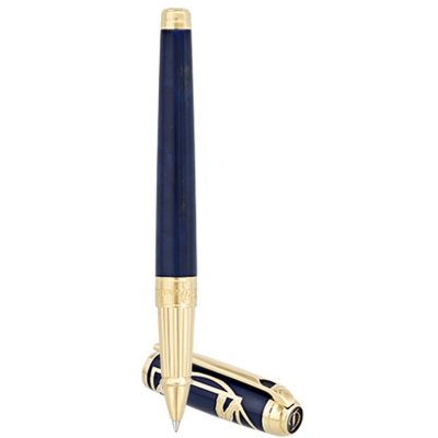 S.T. Dupont Line D Rollerball Prestige Blue Vitruvian Man