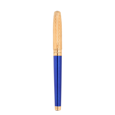 S.T. Dupont Line D Eternity Fountain Pen Large Dragon Royal Blue