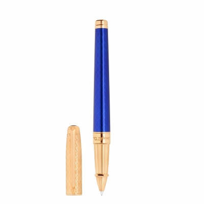 S.T. Dupont Line D Eternity Rollerball Pen Large Dragon Royal Blue 