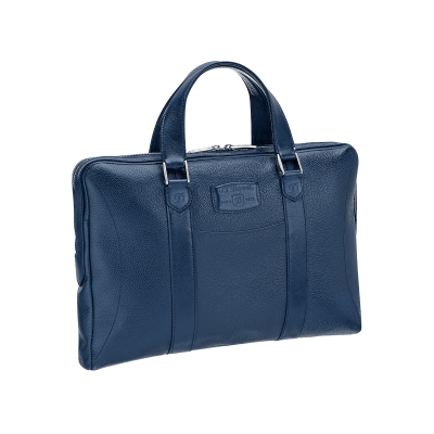 S.T. Dupont Line D dark blue leather document holder