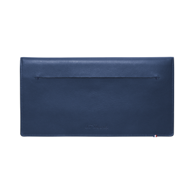 Line D blue leather slim organizer