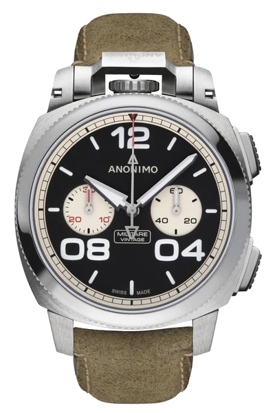 Anonimo Militare Chrono Vintage reverse panda dial