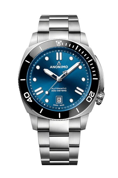 Anonimo Nautilo blue dial