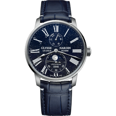 Ulysse Nardin Marine Torpilleur Moonphase Aventurine limited edition