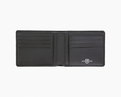 D�fi Millennium black wallet-8-credit card slots