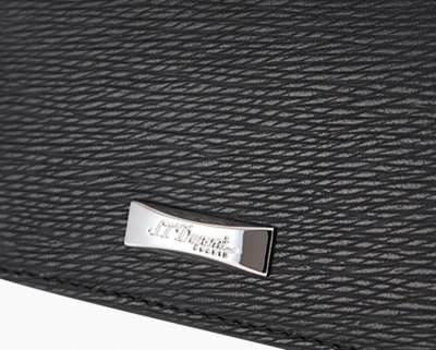 Line D contraste leather business card holder