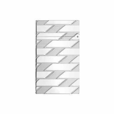 S.T. Dupont Ligne 2 guilloche monogram 1872 silver zapalniczka