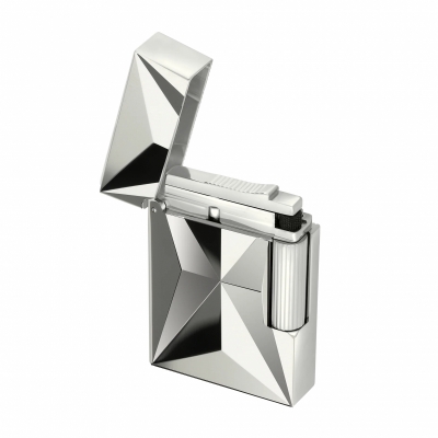 S.T. Dupont Ligne 2 Lighter Small Fire X Silver