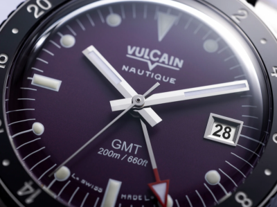 Vulcain Skindiver GMT - Purple
