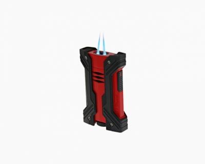 S.T. Dupont D�fi Xxtrême mat black and red lighter ref: 021601