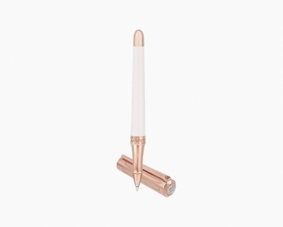 S.T Dupont LIBERTE ROLLERBALL PEN WHITE